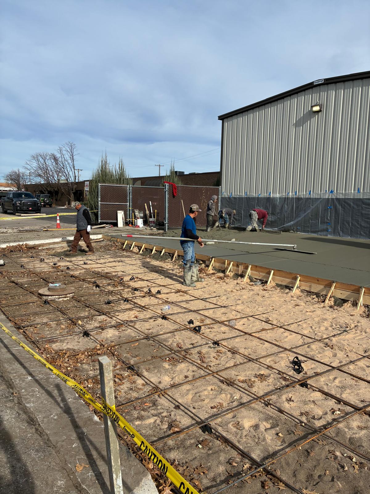 Commercial concrete foundation