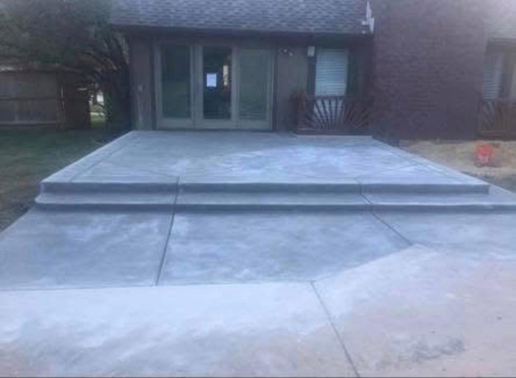 Front porch concrete