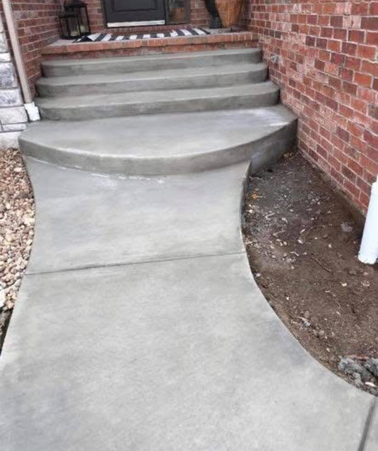 Front walkway detail